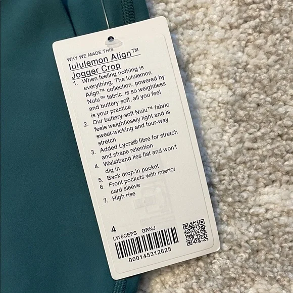 lululemon athletica Teal Joggers - Picture 5 of 6